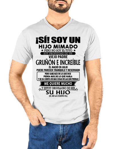 (Julio) Padre Increíble - Regalo especial para hijo - T07 (Sku.tbn07-07)