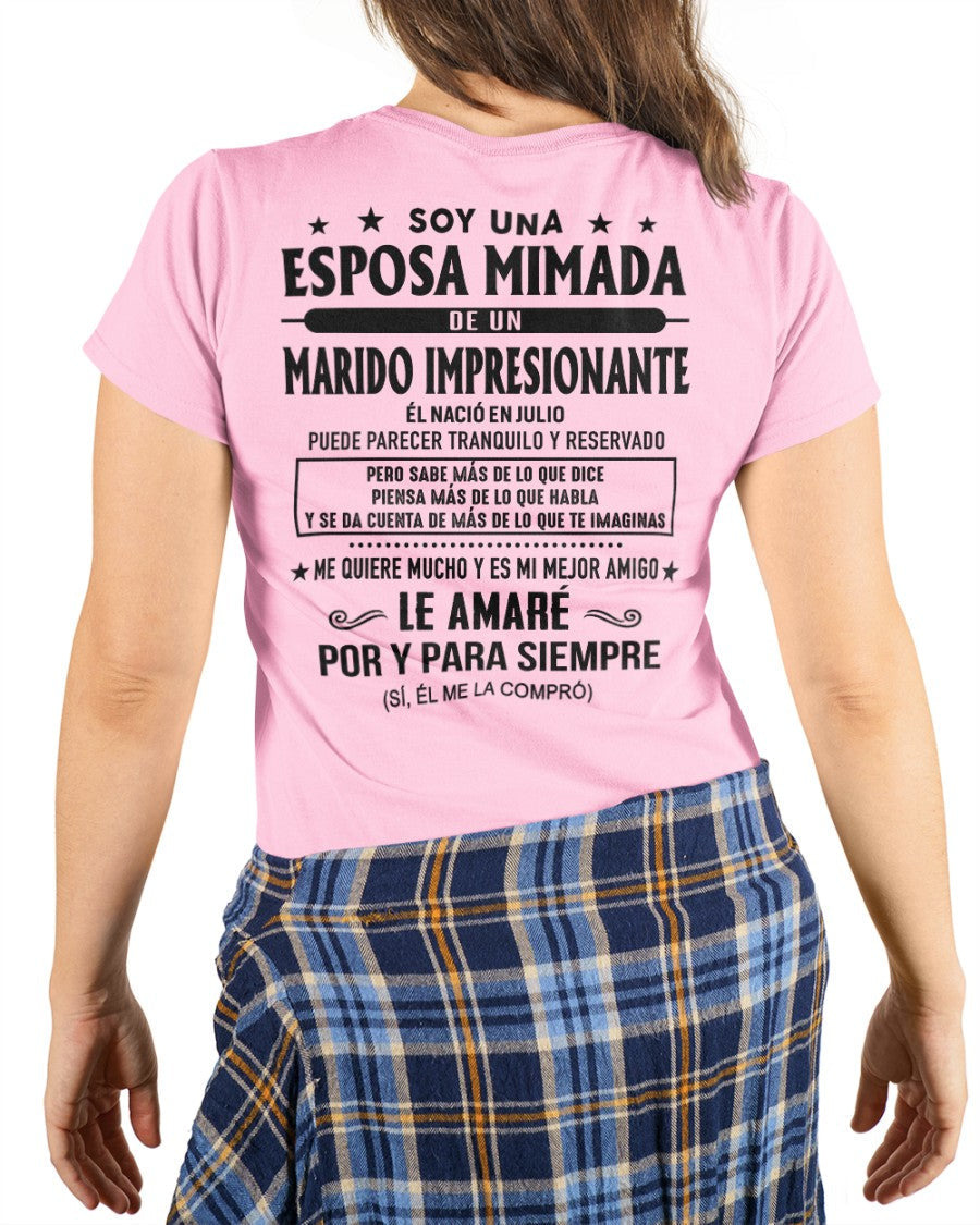 Julio - Marido impresionante nacido en julio - Regalo especial para tu esposa - T07 (SKU05-81-07)