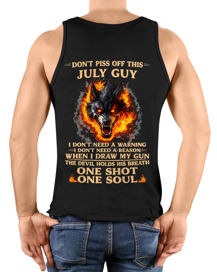 JULY – One Shot One Soul – T-Shirt For Men – MTNN07 (SKU2604-120-07)