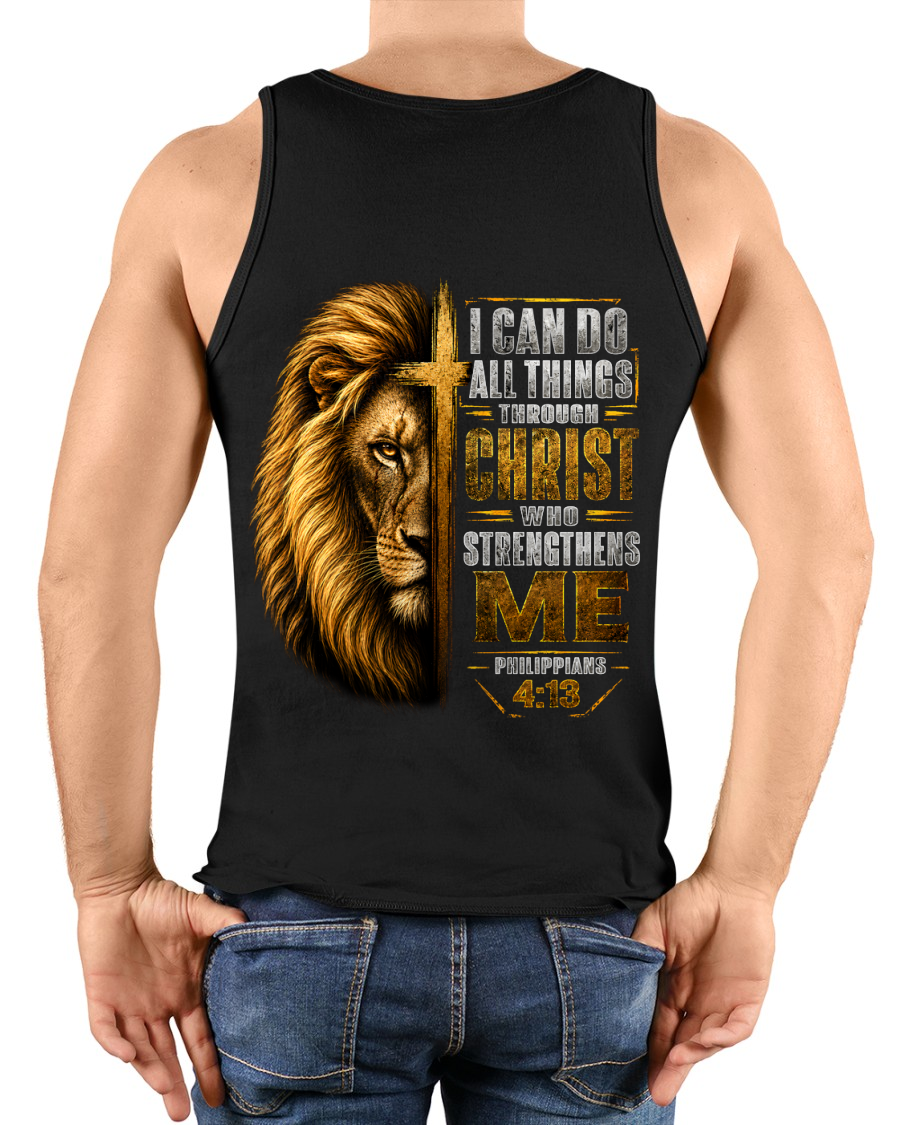 I CAN DO ALL THINGS THROUGH CHRIST - T-SHIRT FOR MEN  - MTNN00 (SKU2605-313)