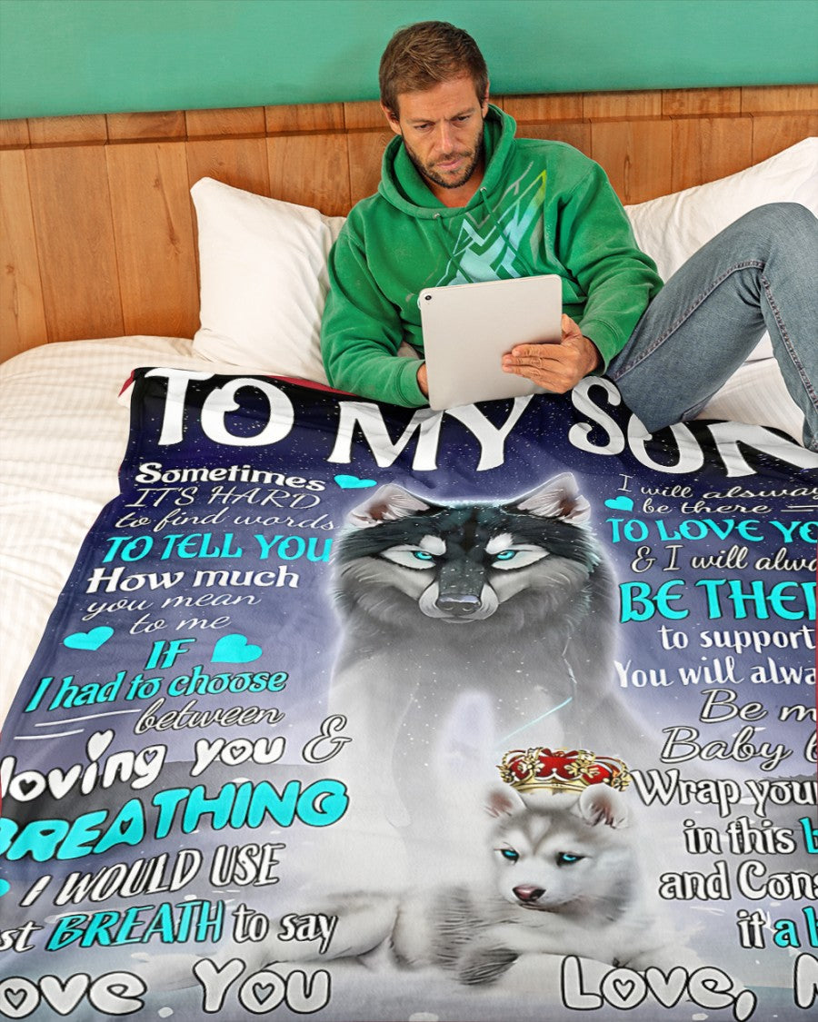 Gift for Son Blanket from Mom - Blanket (SKUB11-102)