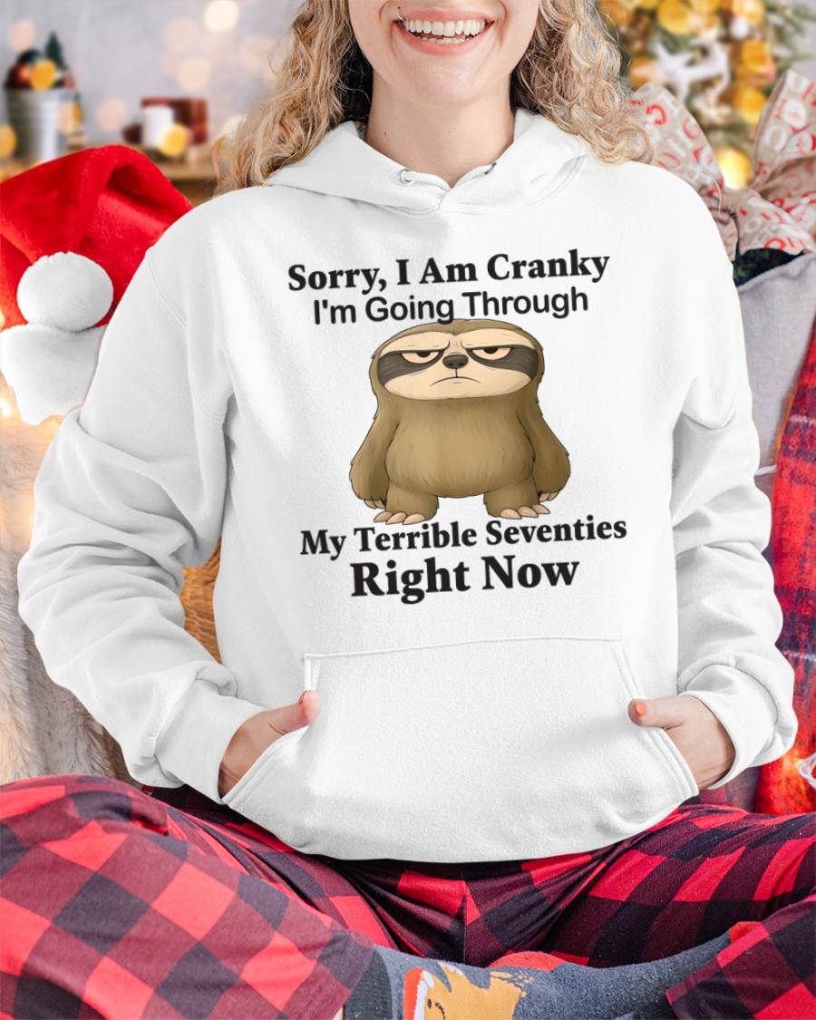 SORRY I AM CRANKY - BIRTHDAY SHIRT FOR WOMEN - MTNN00 (SKU12-226)