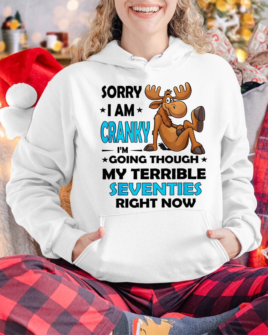 SORRY I AM CRANKY - BIRTHDAY SHIRT FOR WOMEN - MTNN00 (SKU12-249)