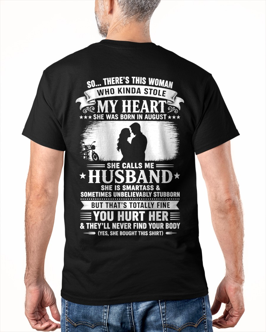 AUGUST- MY HEART BELONGS TO MY WIFE – T-SHIRT FROM WIFE - MTNN08 (SKU2606-15-08)