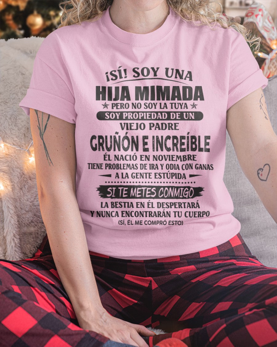 Padre increíble noviembre - Regalo perfecto para tu hija - T11 (SKU07-84-11)