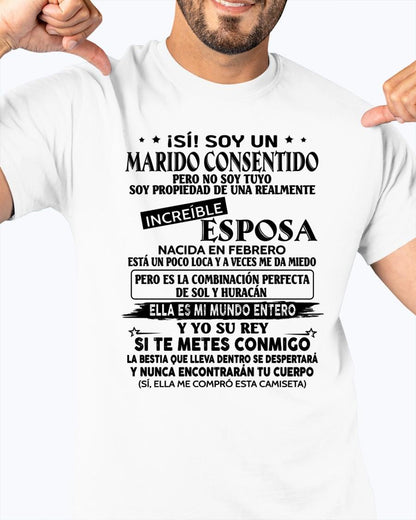 Febrero Esposa - Regalo especial para Marido - T02 (Sku.tbnA4)