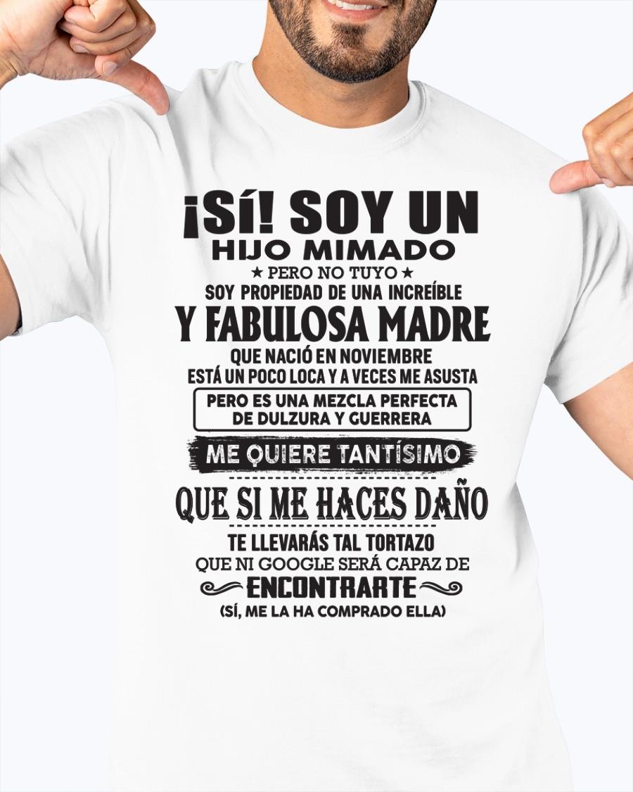 Madre increíble nació en noviembre – Regalo especial para hijo – T11 (SKU06-12)