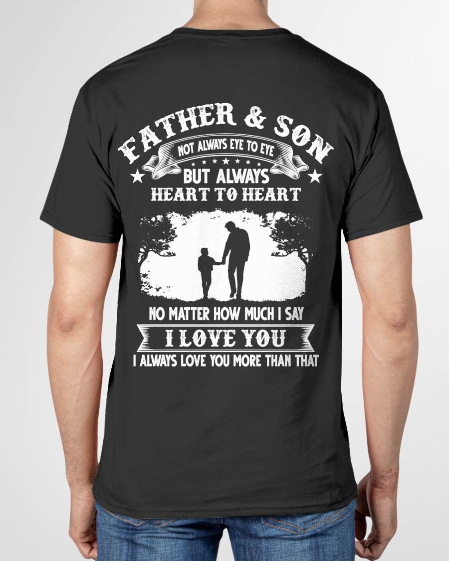 FATHER & SON - T SHIRT- GIFT FROM DAD -MTNN00 (SKU2606-130)