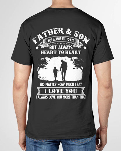 FATHER & SON - T SHIRT- GIFT FROM DAD -MTNN00 (SKU2606-130)