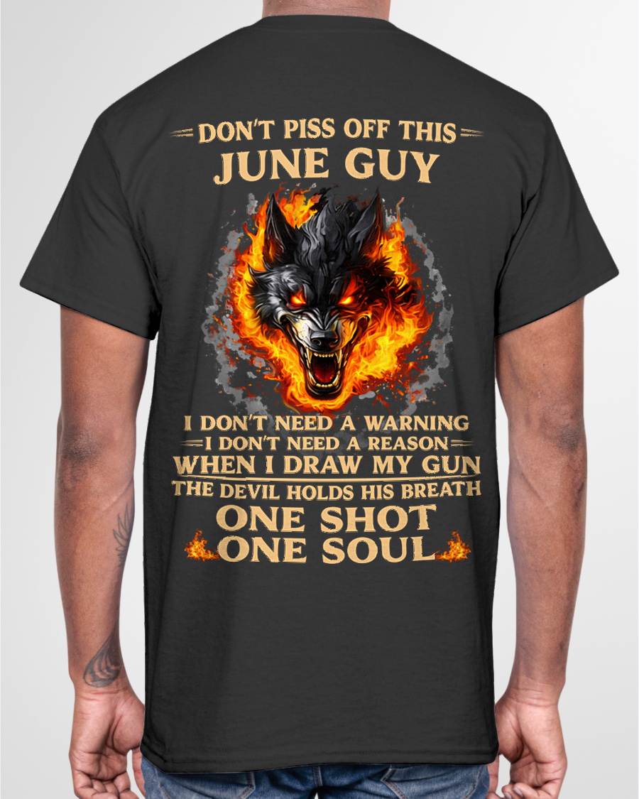 JUNE – One Shot One Soul – T-Shirt For Men – MTNN06 (SKU2604-120-06)