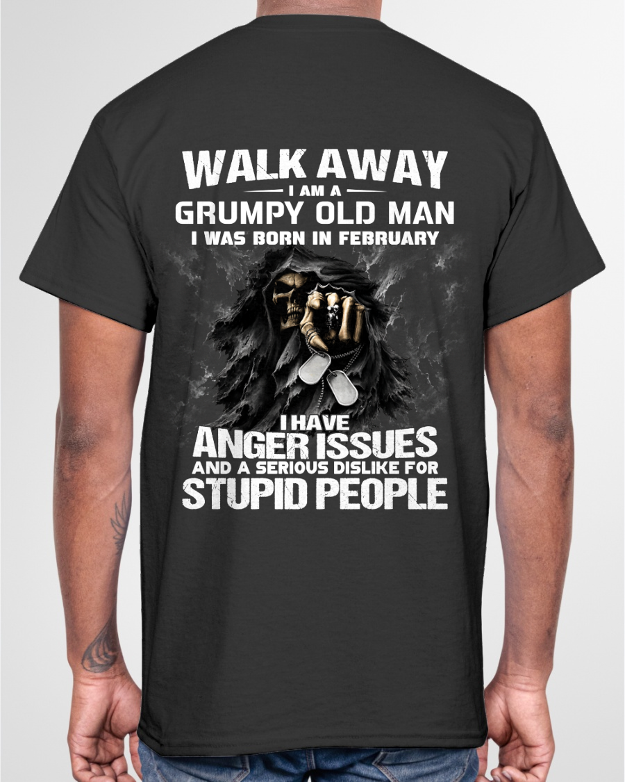 FEBRUARY GRUMPY OLD MAN – T-SHIRT FOR MEN  - MTNN02 (SKU2605-280-02)