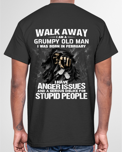 FEBRUARY GRUMPY OLD MAN – T-SHIRT FOR MEN  - MTNN02 (SKU2605-280-02)