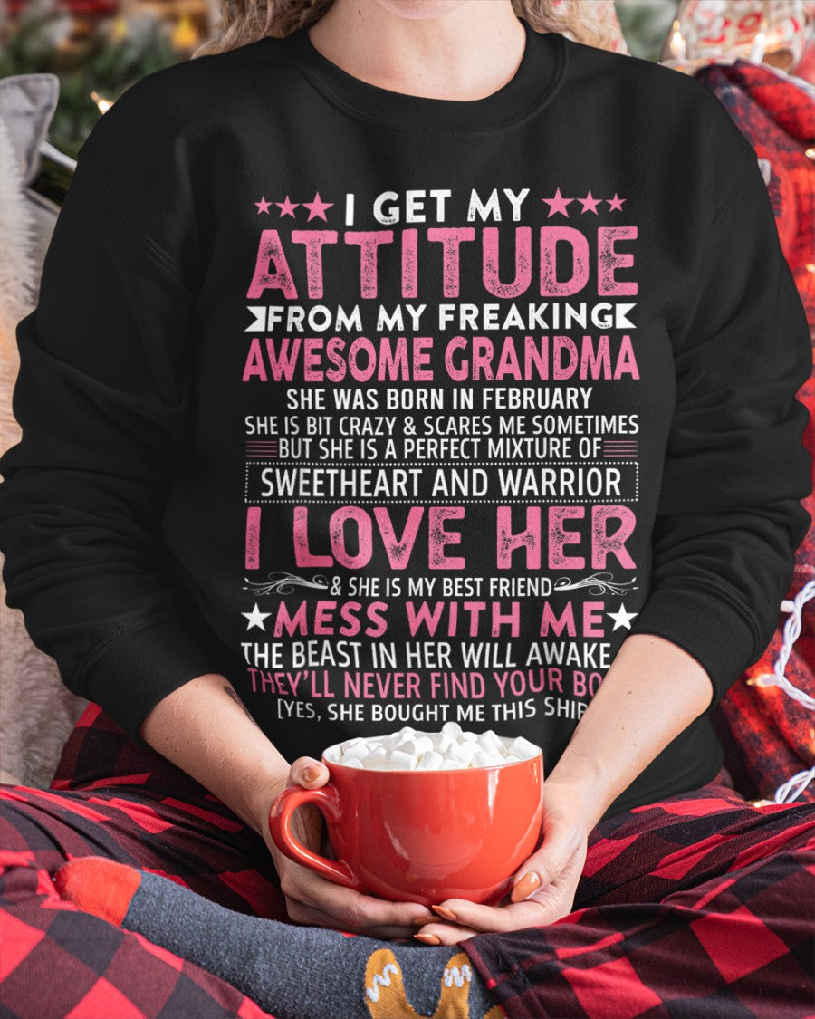 I GET MY ATTITUDE FROM MY GRANDMA FEBRUARY EDITION – FROM GRANDMA TO GRANDDAUGHTER MTNN02 (SKU07-163-02)