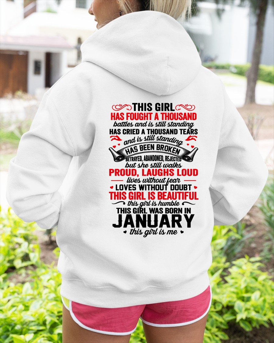 JANUARY – BEAUTIFUL, STRONG & UNBREAKABLE – T-SHIRT FOR WOMEN – MTNN01 (SKU2609-116-01)
