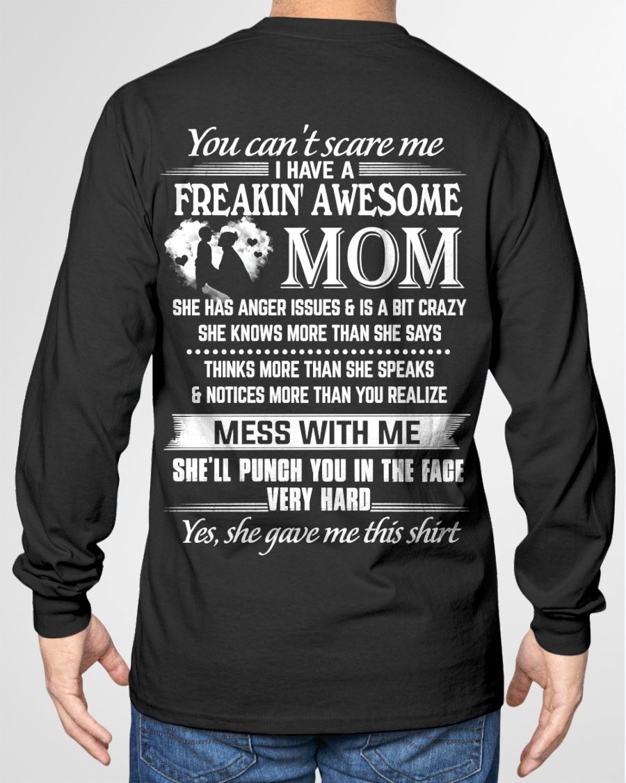 T-Shirt For Son – Freakin’ Awesome Mom – Funny Gift From Mom To Son - MTNN00 (SKU2605-223-00)