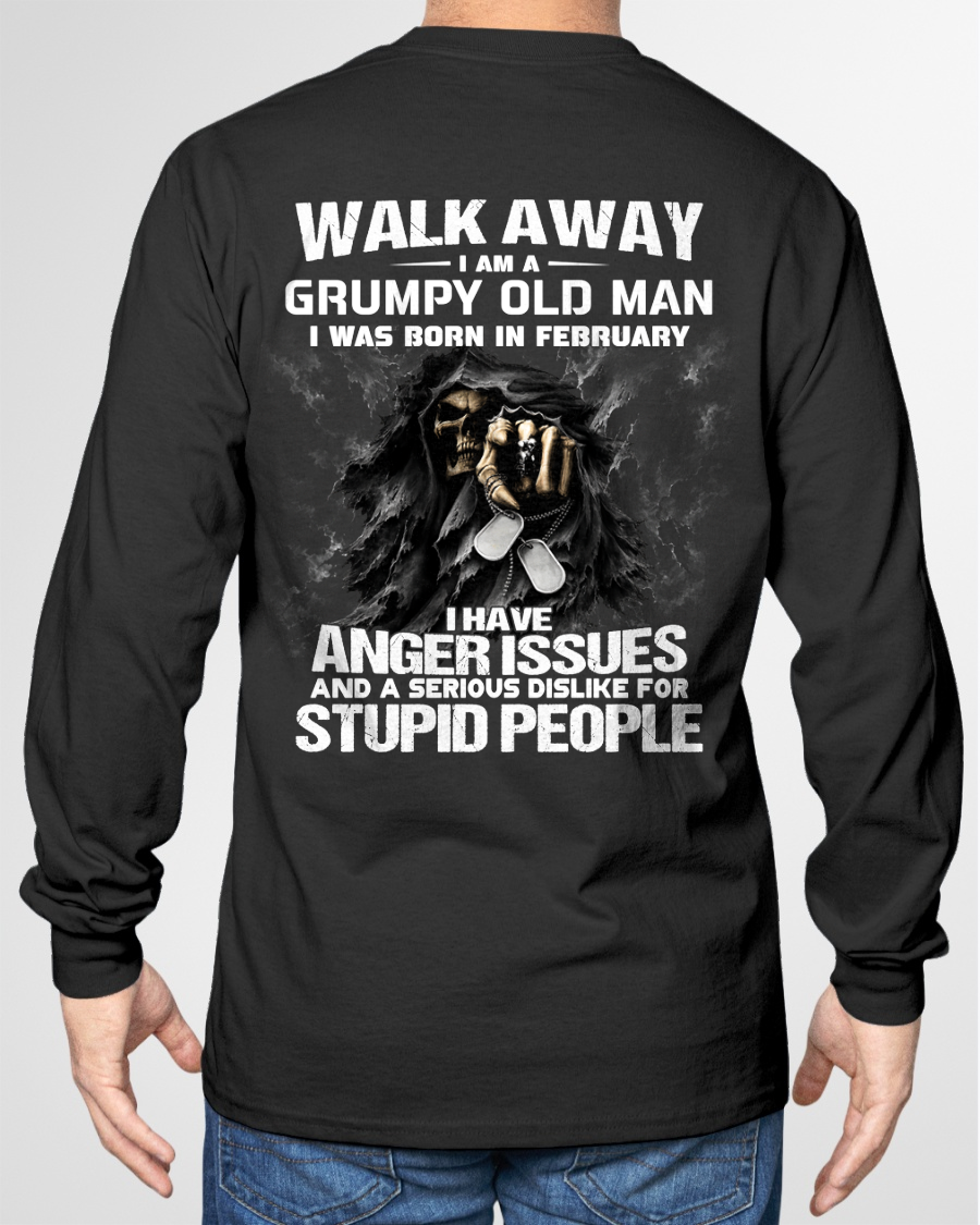 FEBRUARY GRUMPY OLD MAN – T-SHIRT FOR MEN  - MTNN02 (SKU2605-280-02)