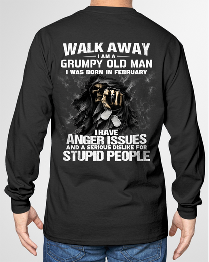 FEBRUARY GRUMPY OLD MAN – T-SHIRT FOR MEN  - MTNN02 (SKU2605-280-02)