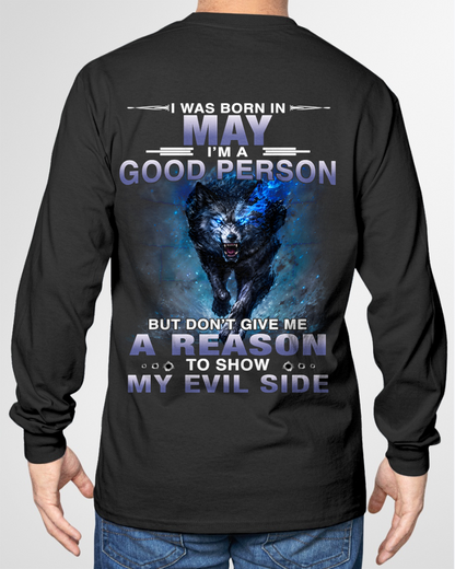 MAY – GOOD PERSON UNTIL PROVOKED - T-SHIRT FOR MEN - MTNN05 (SKU2605-386-05)