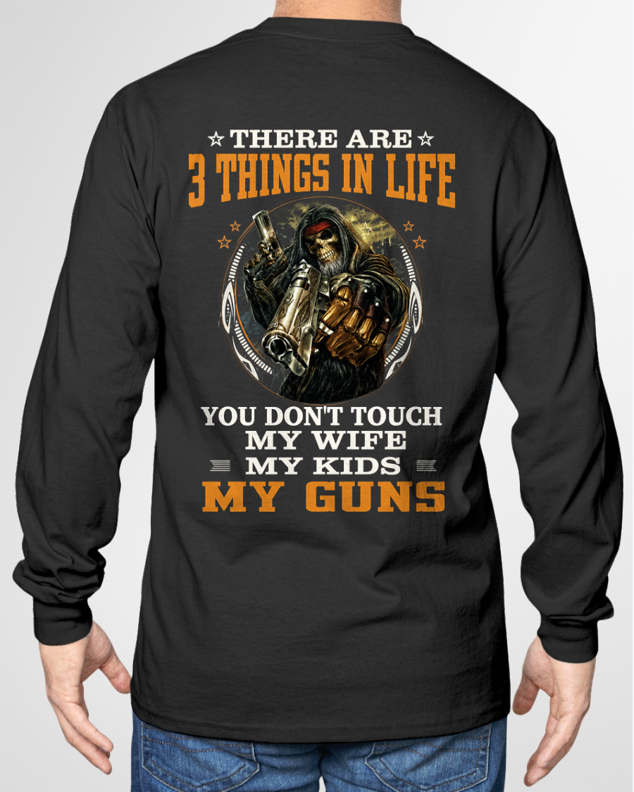 OLD MAN – THERE ARE 3 THINGS IN LIFE – T-SHIRT FOR MEN - MTNN00 (SKU2605-452-00)