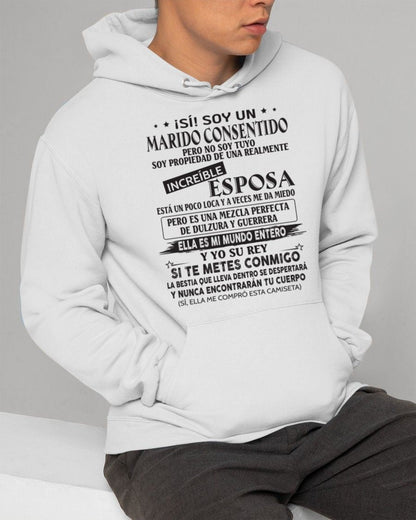 CAMISETA DIVERTIDA DE ESPOSO CONSENTIDO - MTNN00sp (SKU05-105-00)