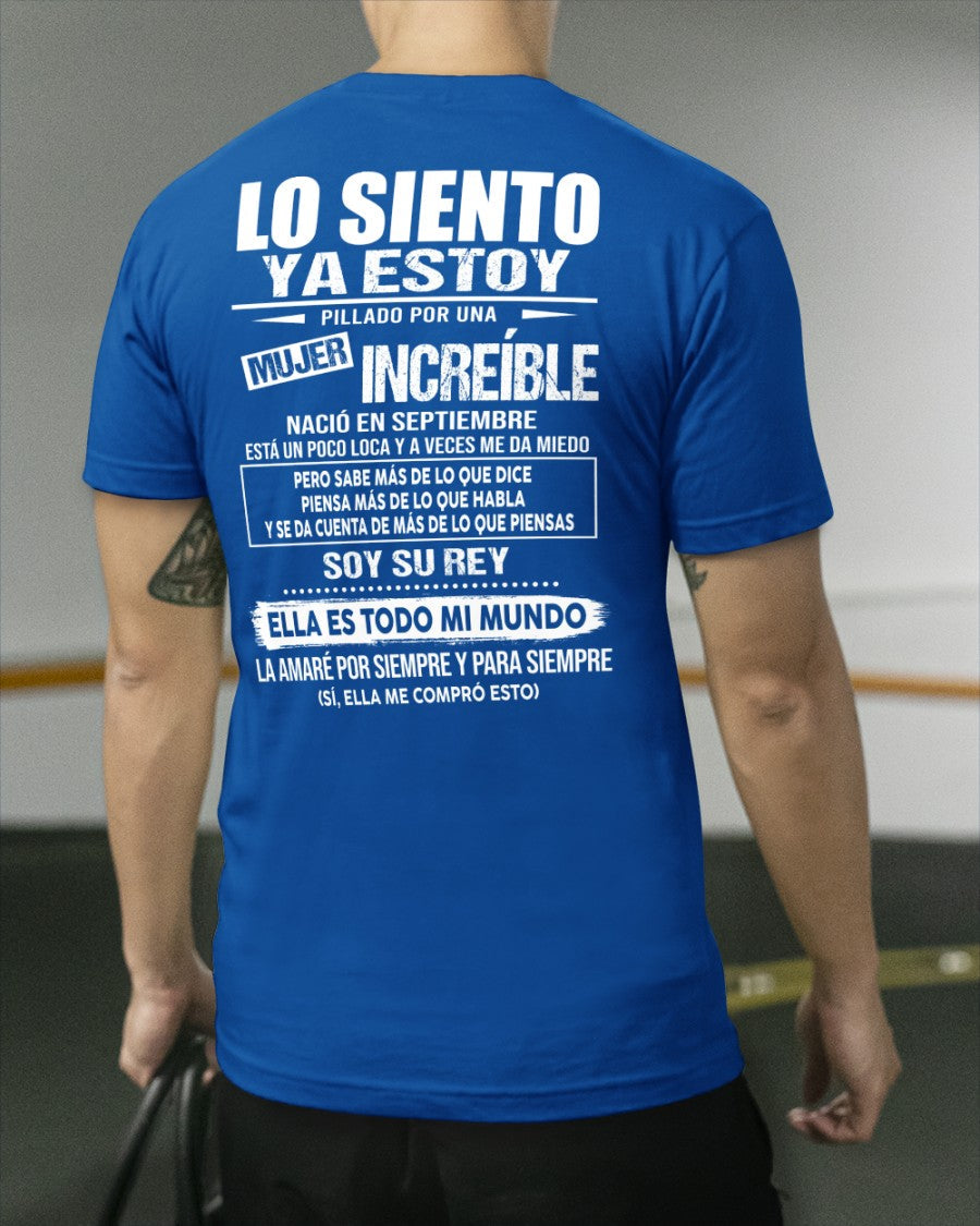 Septiembre - Chica genial nació en septiembre - Regalo especial para novio, esposo - T09 (SKU09-05-09)