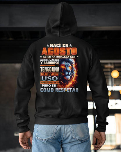 AGOSTO - MENTE SUCIA PERO S�� RESPETAR - REGALO DE CUMPLEA��OS PARA HOMBRES - MTNN08sp (SKU10-68-08)