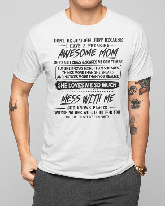 Awesome Mom - Perfect Gift For Your Son From Mom - HNDS00 (SKU TRI 03.03.03)