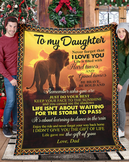 Special Gift For Your Daughter Blanket - From Dad (SKUB11-90)