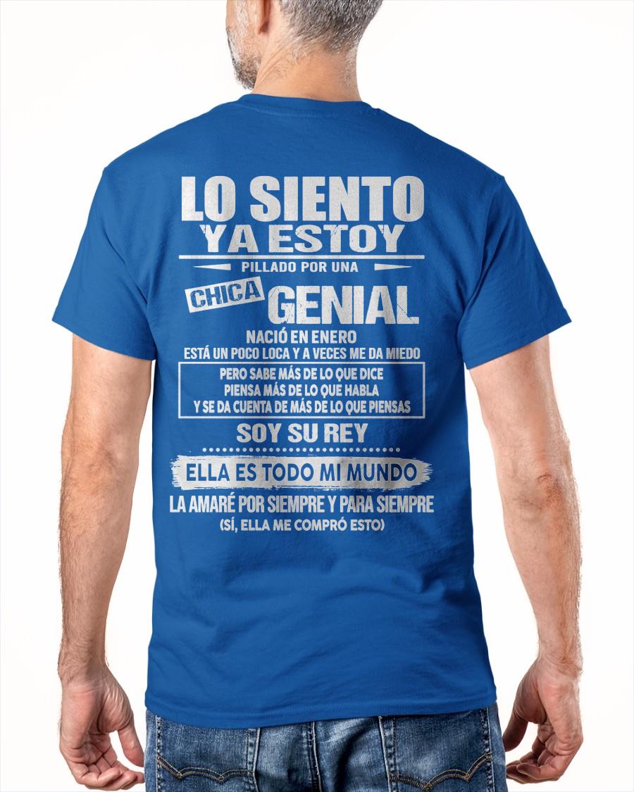 Enero Chica genial - Regalo especial para novio - Black - T01 (SKU05-80-01)