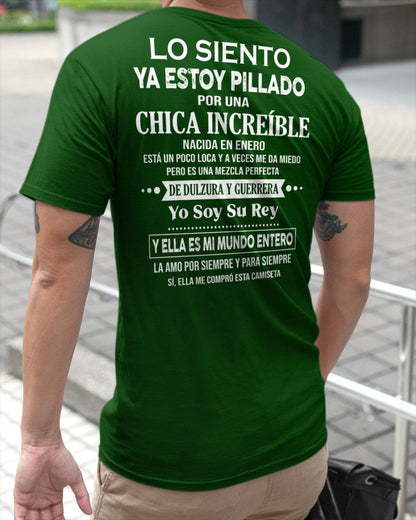 Enero Chica increíble - Regalo especial para tu novio - T01 (SKU04-112)