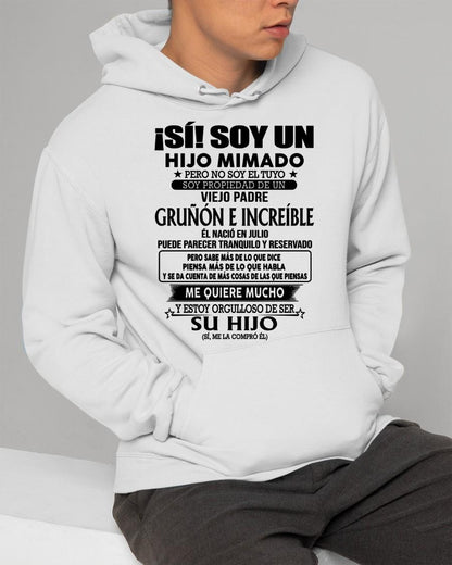 (Julio) Padre Increíble - Regalo especial para hijo - T07 (Sku.tbn07-07)