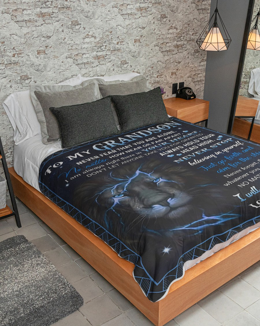 Special Gift For Your Grandson Blanket - From Grandma (SKUB10-64)