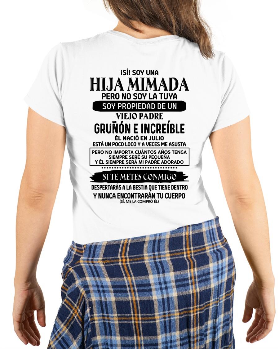 Julio - Padre increíble nacido en julio - Regalo perfecto para tu hija - T07 (SKU05-91-07)