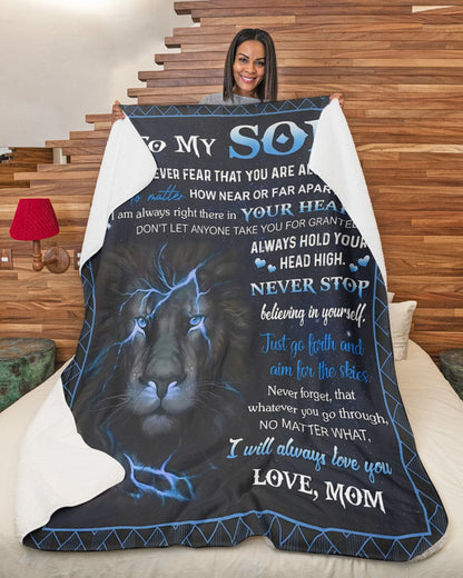 Special Gift For Your Son Blanket - From Mom (SKUB09-138)