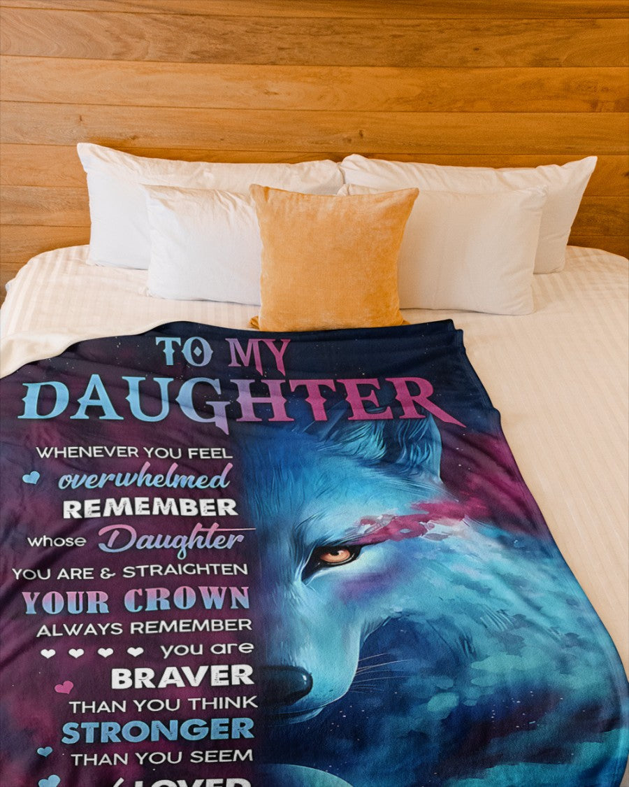 Special Gift For Your Daughter Blanket - From Dad (SKUB11-58) FULL