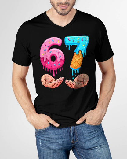 ICE CREAM 6 7 - UNISEX MEME T-SHIRT - MTNN00