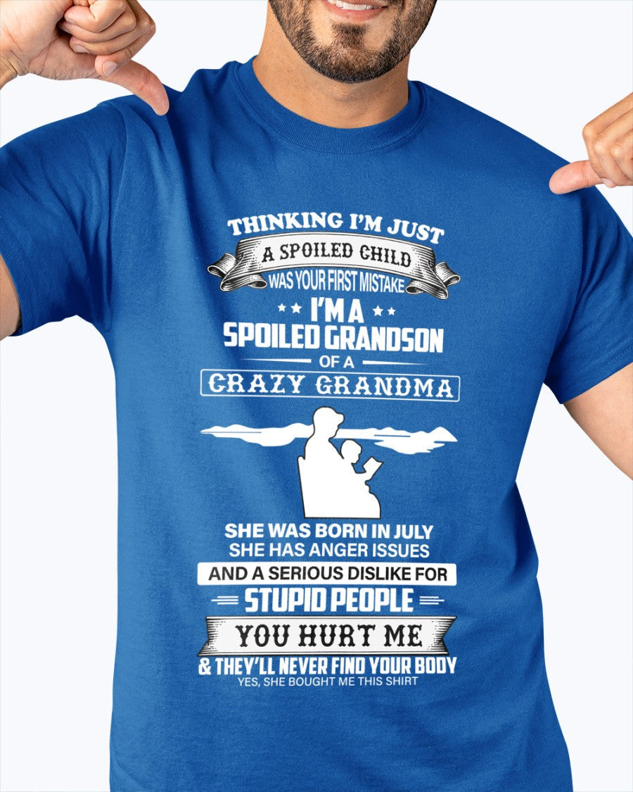 Spoiled by Grandma Shirt July Edition – From Grandma to Grandson HNDS07 (SKU-GMS2-07)