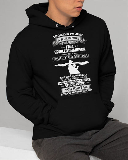 Spoiled by Grandma Shirt July Edition – From Grandma to Grandson HNDS07 (SKU-GMS2-07)