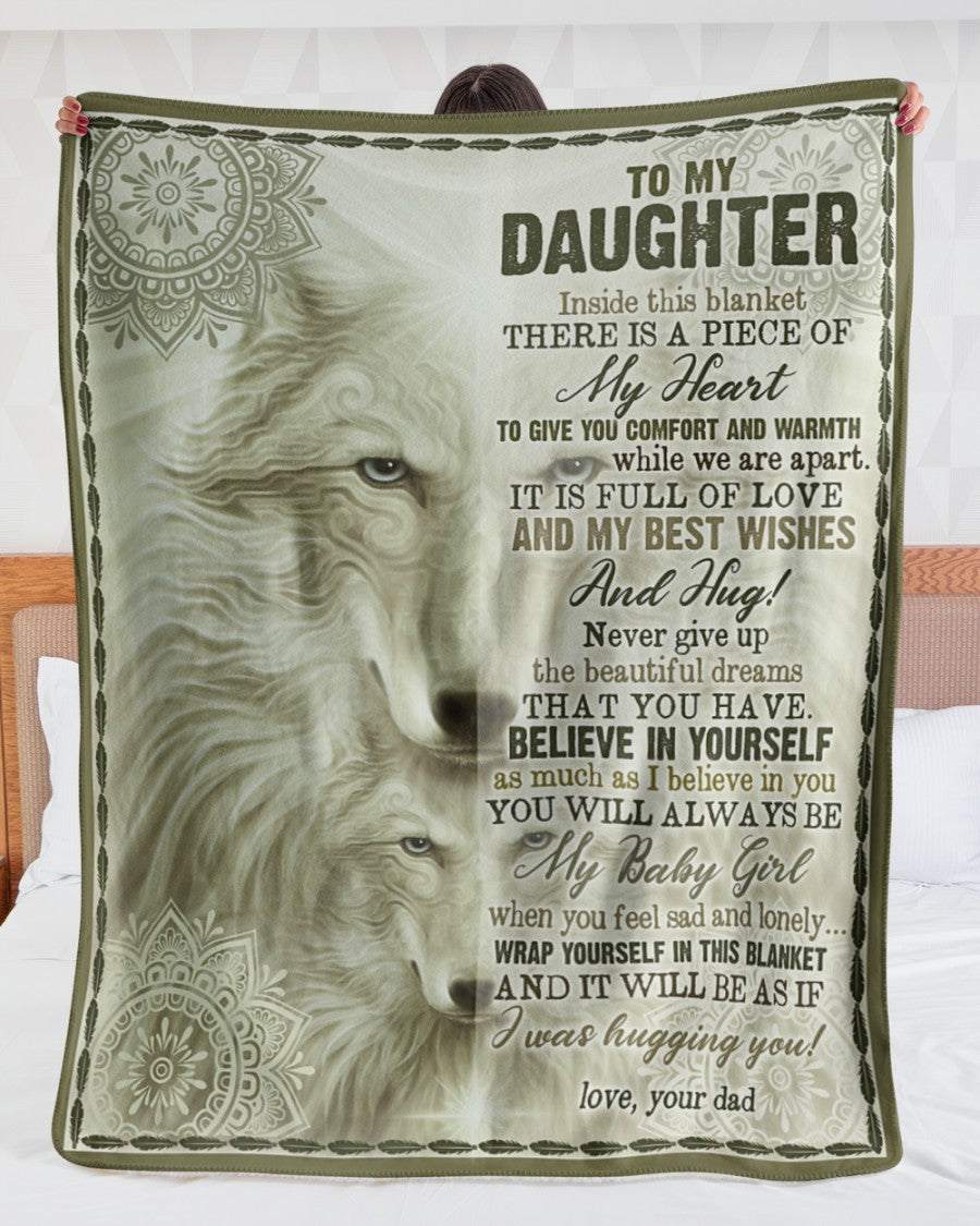 Special Gift For Your Daughter Blanket - From Dad