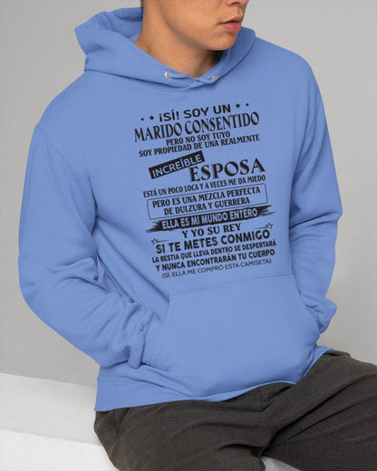 CAMISETA DIVERTIDA DE ESPOSO CONSENTIDO - MTNN00sp (SKU05-105-00)