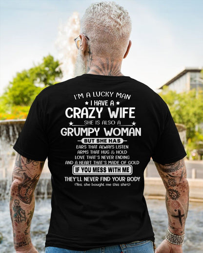LUCKY MAN OF A GRUMPY WIFE  - GIFT FROM WIFE - MTNN00 (SKU12-277-00)
