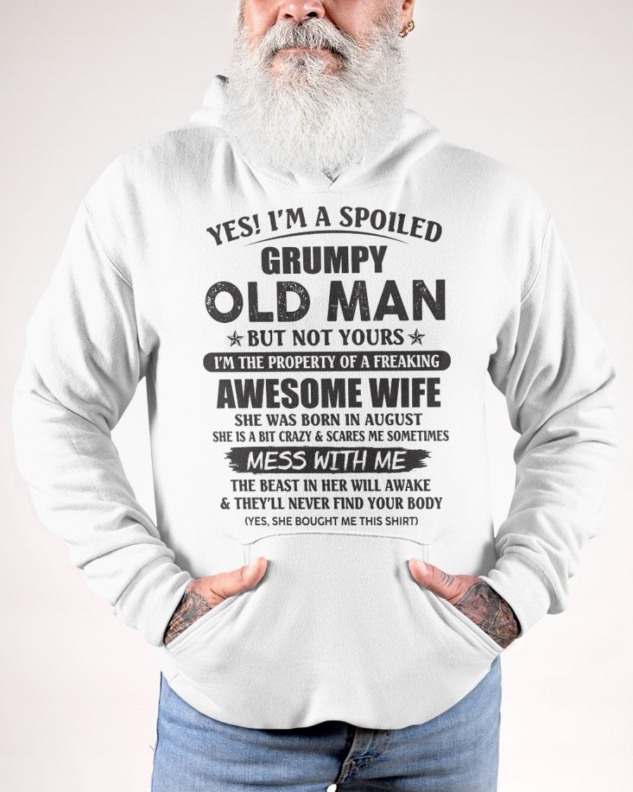 Awesome wife August - Perfect gift for your husband - MTNN08 (SKU96-68-08)