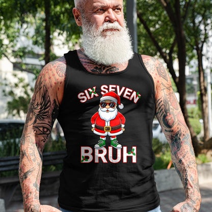 Funny 67 Six Seven Christmas Bruh Santa T-Shirt - Christmas Unisex T-Shirt/Hoodie/Sweatshirt - HNDS00 (SKU-T-CHRISTMAS-1911A)