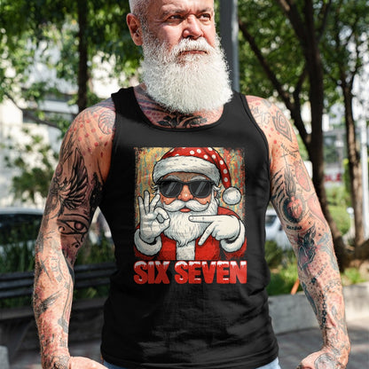 Funny Six Seven Meme Christmas Cool Santa Saying 6 7 T-Shirt - Christmas Unisex T-Shirt/Hoodie/Sweatshirt - HNDS00