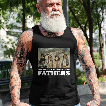 Native American T-Shirts, Vintage Native American Unisex T-Shirt/Hoodie/Sweatshirt HLT00 - The Original Founding Fathers Native American T-Shirt (4)