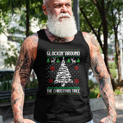 Funny Guns Ugly Christmas Sweaters for Gun Lovers Men Women T-Shirt - Christmas Unisex T-Shirt/Hoodie/Sweatshirt - HNDS00