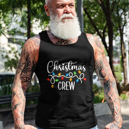 Christmas Crew Xmas Lights Family Matching Pajamas Holiday T-Shirt - Christmas Unisex T-Shirt/Hoodie/Sweatshirt - HNDS00