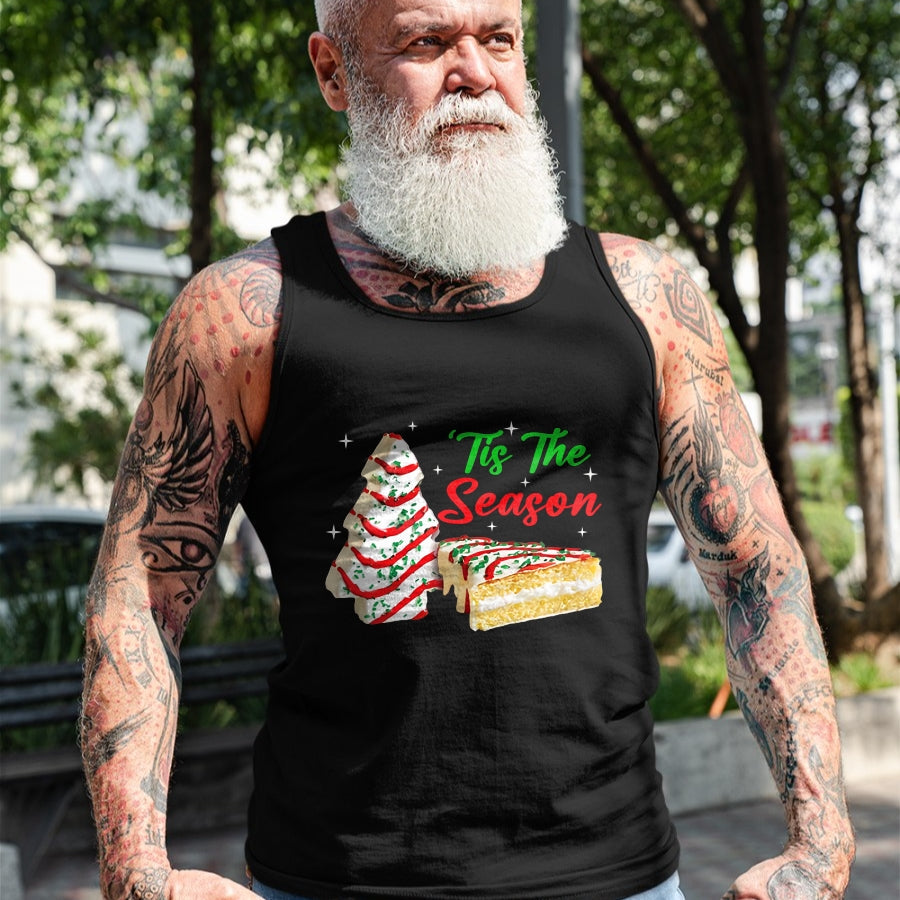 Funny Tis The Season Design Christmas Tree Cakes Debbie T-Shirt - Christmas Unisex T-Shirt/Hoodie/Sweatshirt - HNDS00