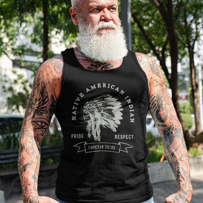 Native American T-Shirts, Vintage Native American Unisex T-Shirt/Hoodie/Sweatshirt HLT00 - American Flag - Choctaw Tribe Native American Indian Pride Respect T-Shirt (1)