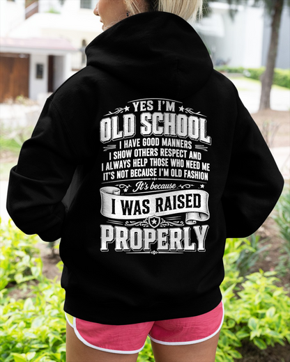 OLD SCHOOL WITH GOOD MANNERS – T-SHIRT FOR WOMEN - MTNN00 (SKU2605-453-00)